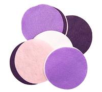 Playfully Ever After 5 "16pc Círculos de Fieltro Color Combo Pack con Morado, Morado Oscuro, Rosa Claro, Blanco