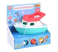 Playgo Barco de juguete de baño con figuras de spray para juego sensorial