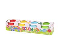 Playgo Juego de arcilla - 4 colores - Juguete creativo - 4 x 56 g