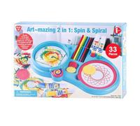 Playgo juego de dibujo espiral juguete creativo 2 en 1 33 piezas