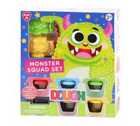 Playgo Monster Bende - Juego de 6 macetas de colores