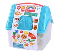 Playgo: Set de plastilina casita - hamburguesa, pizza