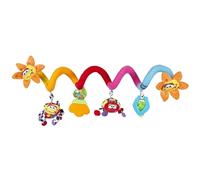 Playgro Amazing Garden Twirly Whirly - Espiral de Actividades para Cochecito y Cuna, Juguete Sensorial para Bebé con Sonajero, Mordedor, Texturas y Colores, Desde el Nacimiento