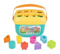 Playgro Animal Alphabet Sorting Bucket - Cubo Educativo con Letras y Formas para Clasificar, 8 Piezas, Sin Pintura, Aprendizaje Temprano