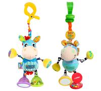 Playgro Clip Clap Juguete Colgante Bebé +0 Meses Sonajero Espejo 6 Idiomas Inglés Francés Alemán Italiano Portugués Español