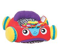 Playgro Coche de Peluche Interactivo para Bebé con Música y Luces, Juguete Educativo Sensorial, Seguro y Suave, Regalo Infantil en Embalaje Ecológico y Reciclable, Fácil de Transportar