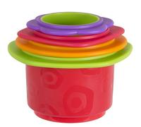 Playgro Juguete apilable de baño, 4 Piezas, Juguete para bebés, A partir de 9 meses, Libres de BPA, Colorido, 40217