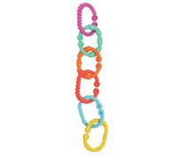 Playgro Juguete Colgante, 24 Anillos, Desde los 3 Meses, Loopy Links, Multicolor, 40134