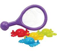 Playgro Juguete de pesca para el baño con 4 moldes, A partir de 6 meses, Multicolor, 40118