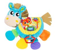 Playgro Juguetes Libro musical en forma de caballo Klipp Klapp, Juguete para bebés, A partir de 3 meses, Libre de BPA, Colorido, 40219, 1 Unidad (Paquete de 1)