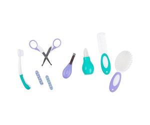 Playgro Kit de Cuidado para Bebé - Set Completo de Higiene para Recién Nacido con Cepillo, Peine, Cortaúñas y Accesorios de Aseo, Regalo para Bebé, 0 Meses+