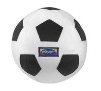 Playgro Mi Primera Pelota de Fútbol, Sonajero Integrado, Desde los 6 Meses, My First Soccer Ball, Negro/Blanco, 40043
