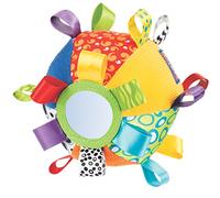 Playgro Mi Primera Pelota de Peluche, Juguete de Actividades, Desde los 3 Meses, Loopy Loops, Multicolor, 1 Unidad (Paquete de 1), 40079