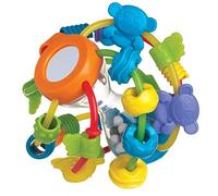 Playgro Pelota de Actividades, A partir de 6 meses, Didáctica pelota para jugar, 40137, Azul, naranja, verde, lila, amarillo, 14 x 14 x 14 cm