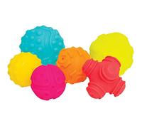 PlayGro Práctico juego de 6 piezas blandas en colores vivos
