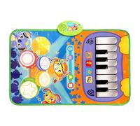 Playgro Rhythm and Jam Melody Mat Alfombra Musical Rhythm and Jam - Tapete Interactivo con Sonidos de Piano Batería Violín Trompeta y Acordeón