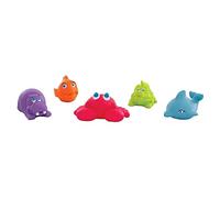 Playgro Set de Animales Rociadores, 5 piezas, Con Animales Multicolores, Sin BPA, Desde los 6 Meses, Multicolor, 40147