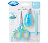 Playgro Set de cuidado de uñas para bebé, color azul y verde