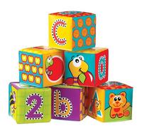 Playgro Splash and Learn Bath Soft Blocks Stem Toy for Baby Infant Toddler Children, 6 Piece