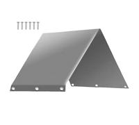 Playground Canopy Replacement Cover - Waterproof Replacement Tarp For Swing Set | Rainproof Anti-UV Playset Guard | 190T Silver Coated Polyester 132x228cm - 52x90in - For Amusement Facility - 6 Screws