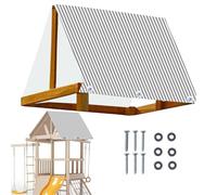 Playground Equipment - de techo de 228 x 109 cm, tela resistente a la intemperie, toldo de , refugio de fuerte al aire libre, de repuesto para patio, terraza, picnic, , pérgola