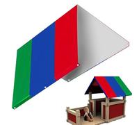 Playground Replacement Canopy - Sunshade Swing Cover, 132 x 226 cm / 51,97 x 88,98 Inch | Outdoor Playset Decoration, Yard Accessory For Community Parks, Gardens, Backyards, Provides Shade And UV