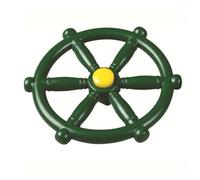 Playground Wheel - Kingdom Playground Accessories, Pirate Ship Wheel For Kids Outdoor Playhouse, Optinum In Ergonomics Treehouse, Backyard Playset Or Swingset, Fun Steering Wheels Toy For Children