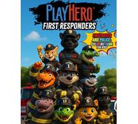 PlayHero First Responders: Firefighter and Police Coloring Book For Kids