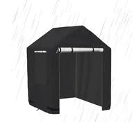Playhouse Cover | 420D Oxford Cloth 142x142x153cm Waterproof Dustproof Outdoor Protection Cover | UV Resistant Silver Coated Rain Sun Shield For Wooden Kids Playhouse