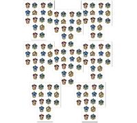 Playhouse Harry Potter Houses of Hogwarts Crests - Lote de 3 hojas de pegatinas perforadas, 8 paquetes