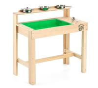 Playhouse Mucky Mud Kitchen, rol de Cocina para niños, Juego ecológico para Exteriores, Color Madera, L60cm x H88cm x W30cm (TY6139)