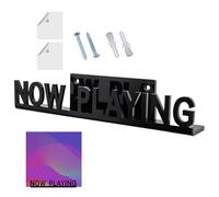 Playing Acrylic Record Holder, Vinyl Record Wall Mount Shelf, Clear LP Display Stand For Albums, CDs, Magazines and Home Decor