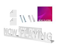 Playing Acrylic Record Holder, Vinyl Record Wall Mount Shelf, Clear LP Display Stand For Albums, CDs, Magazines and Home Decor