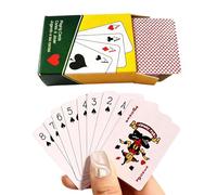 Playing Card - Paper, 1.5x2.09in Tabletop Game Mini Poker Cards Portable Design | Compact Travel-Friendly Party Card Set, Pocket Cards Deck for Travel, Family Gatherings, Magic Tricks, Parties