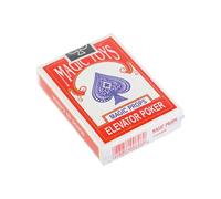 Playing Cards, Decks of Cards, 3.54x2.68inches, Magic Props, Close-Up Trick Prop, Silent Feature Design, Sl inished, Ideal for Party Entertainment Street Show Use, Blue/Red