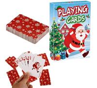Playing Cards - Papel revestido de 6,2 x 8,7 cm, tarjetas de Navidad clásicas, juego de mesa, juegos de cartas para niños, adultos, en casa, reunión de vacaciones, entretenimiento familiar