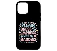 Playing Dress to Impress with my Baddies Carcasa para iPhone 12 Mini