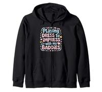 Playing Dress to Impress with my Baddies Sudadera con Capucha