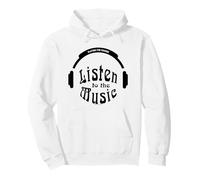 Playing for Change Escucha la música Logo Negro Sudadera con Capucha