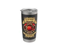 Playing With A Firefighter Fireman Firefighters Lovers Vaso térmico de acero inoxidable de doble pared