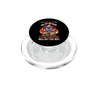 Playing with A Firefighter Funny Fireman Fighters Lovers PopSockets PopGrip para MagSafe