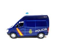 FURGÓN POLICÍA Nacional GT-3689. Vehículo metálico, Juguete para niños y coleccionistas.