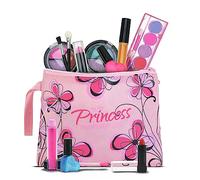 Playkidiz Juego De Maquillaje Real Lavable Para Princesas, Kit De Maquillaje Para Niños Para Niñas, No Tóxico, Juego Completo De Maquillaje Con Bolsa. (11 piezas)