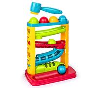 Playkidiz Libra Duradera Una Bola Juguetes para Niños Pequeños, Martillo De Desarrollo Temprano Montessori Juguetes para Niños Y Niñas - Juguete Educativo Stem - Gran Regalo De Cumpleaños