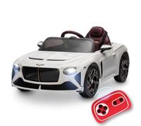 Coche eléctrico infantil - PLAYKIN BENTLEY BACALAR WHITE