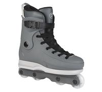 Playlife Aggressive Inline Skate Rave Park - Patines en línea para calle, skate park y halfpipe, patines en línea, color negro, tallas 37-46, con ruedas Kizer Fluid V Frame Basic, configuración plana