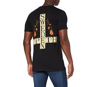 Playlogic International - Camiseta de Manga Corta con Cuello Redondo para Hombre, Color Negro, Talla l