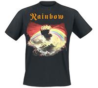 Playlogic International - Camiseta de Rainbow para Hombre, Talla 41/42, Color Negro