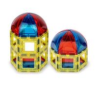 Playmags 28pcs 3D Bloques magnéticos para Niños - Aprender Formas, Colores, y del Alfabeto Stem Juguetes magnéticos desarrollar Habilidades y Creatividad motriz