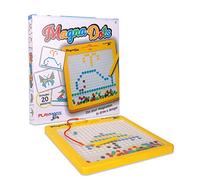 Playmags Dots Grande de 12.5 Pulgadas, Tablero Bolígrafo Magnético Magna Doodle con Imanes Seguros Juguete de Viaje para Niños, Multicolor (.)